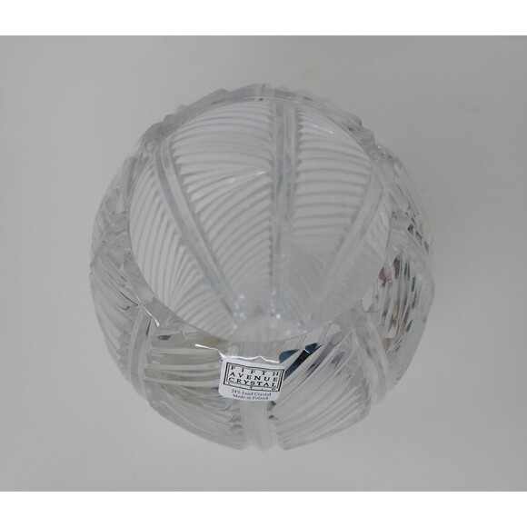 Fifth Avenue Lead Crystal Orleans 9" Vase ~ Made in Poland - Picture 7 of 12